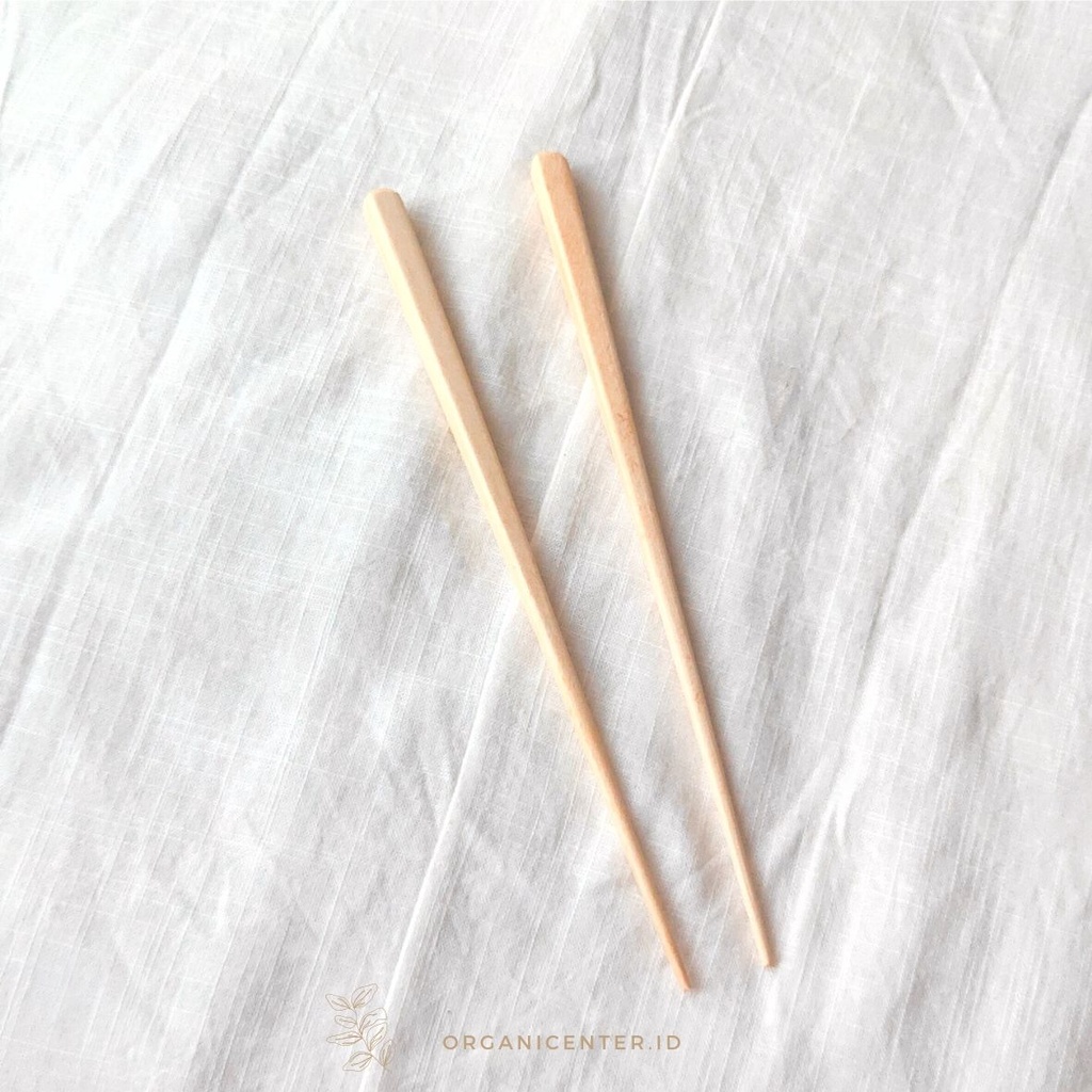 Sumpit Korea Kayu Pinus Estetik Wooden Chopsticks