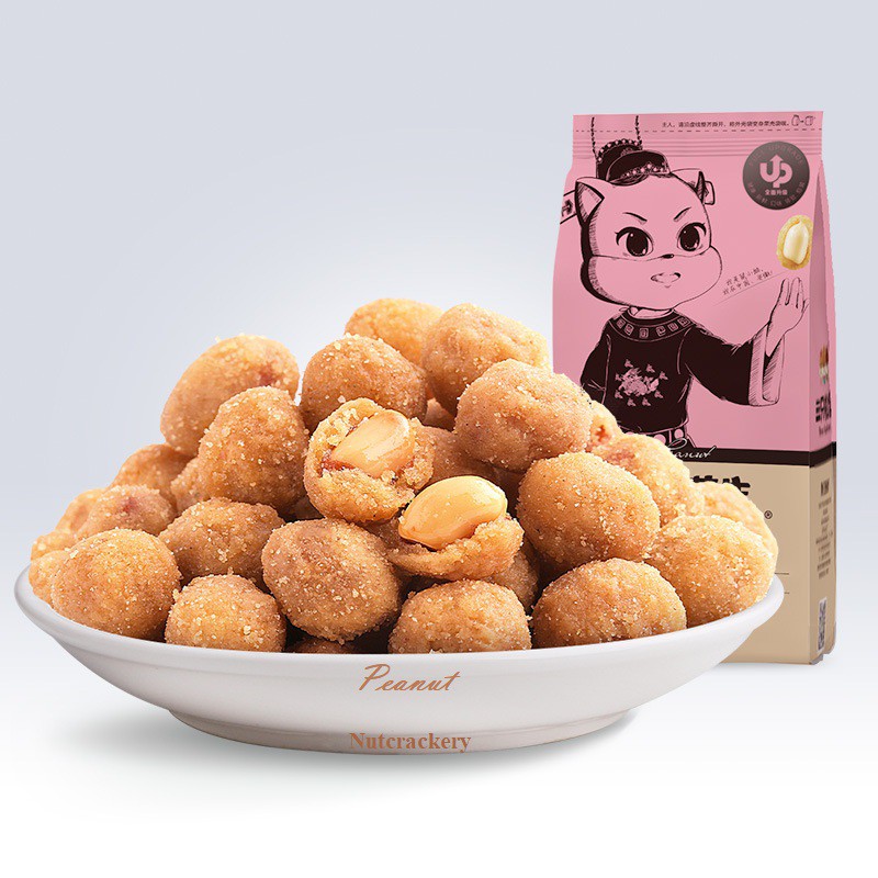 

Peanut Kacang Tanah Atom 265g Original Best Seller Import Three Squirrels Garing Asin Manis!