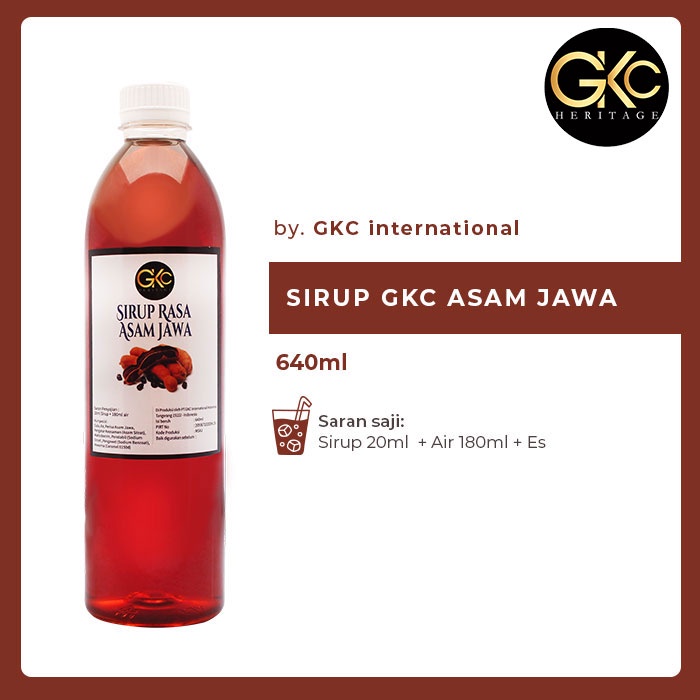 

Sirup Minuman GKC "Rasa Asam Jawa" 640ml