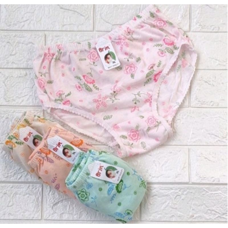 Cd celana dalam wanita cewek motif bunga