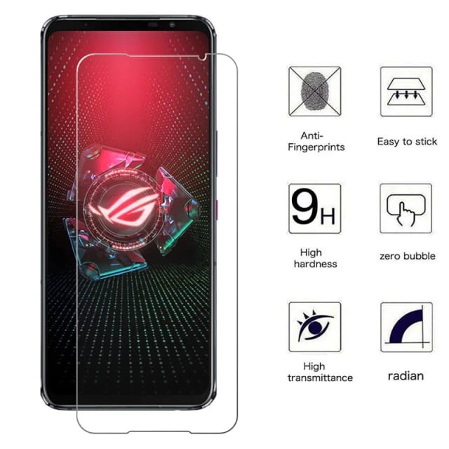 Asus Rog Phone 6 Rog 6 Pro Rog 5s Pro Rog 5  Tempered Glass Clear Anti Gores Kaca