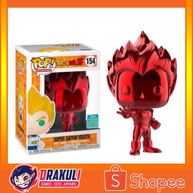 Funko Pop! Dragon Ball Z - Super Saiyan Vegeta (Red Chrome) (2019 SDCC Exclusive)