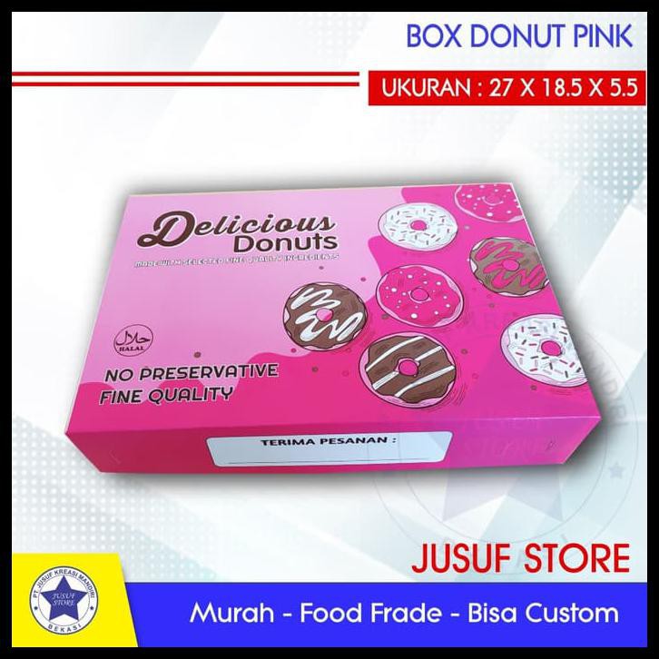 

BOX DUS DONAT UKURAN SETENGAH LUSIN