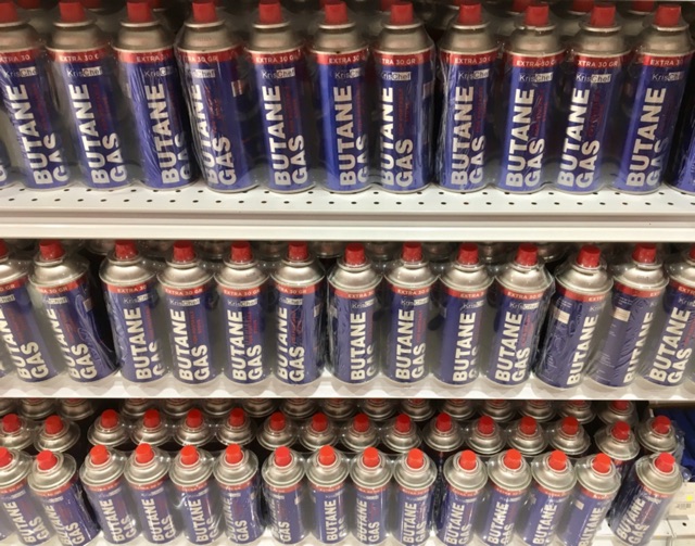 Krischef gas kaleng portable 250 gram untuk kompor portable