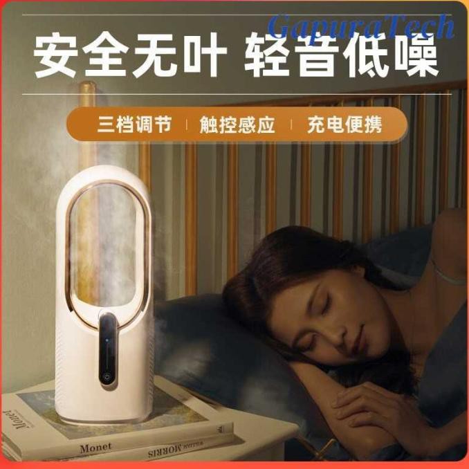 Mibeli Kipas Angin Leafless Cooler Evaporative Humidifier Spray Kioskuunik