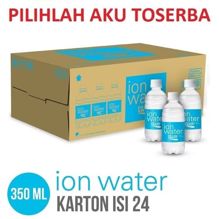 POCARI SWEAT ION WATER PET 350 ml - (1 KARTON ISI 24)