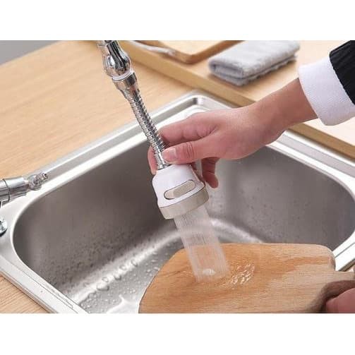 flexible faucet sprayer 360 rotasi Sambungan kran Penghemat Air