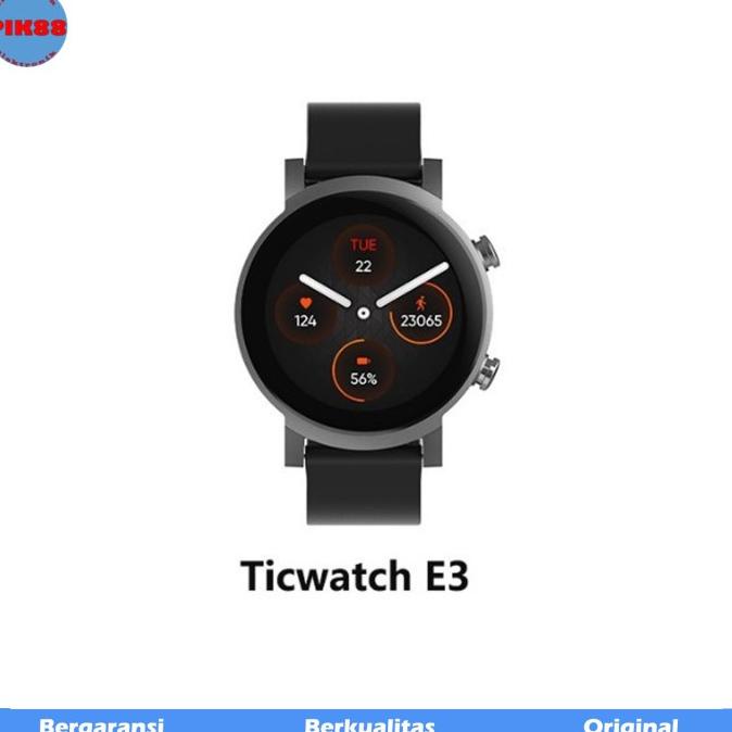 Ticwatch E3 Wear OS Smartwatch with Qualcomm Snapdragon Wear 4100