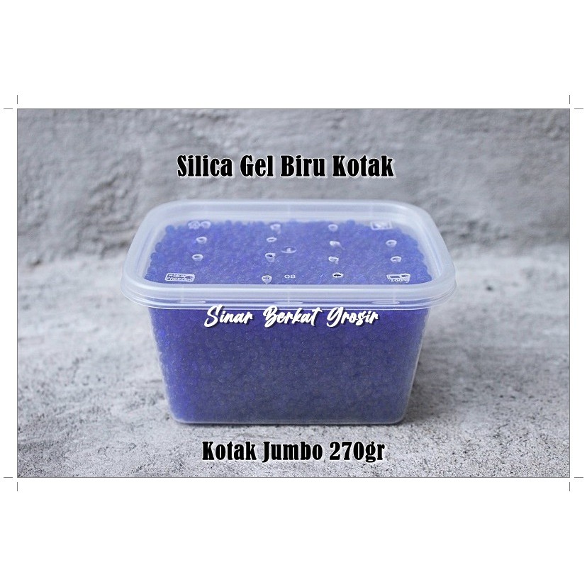 Silica Gel Biru Jumbo / Silica Gel Canister / Silica Gel Kotak 270gr