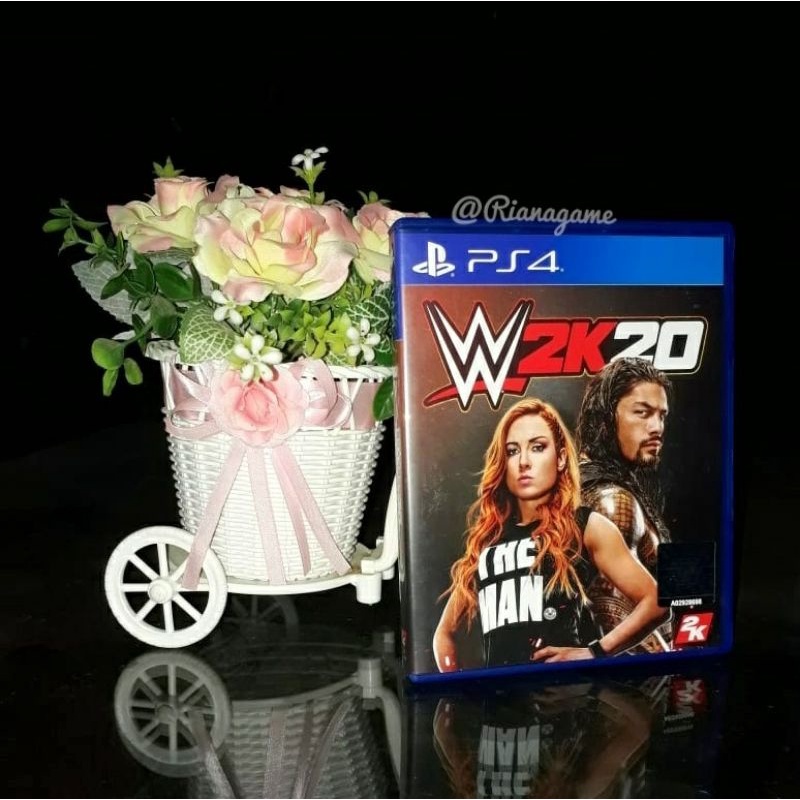 BD Kaset PS4 WWE 2K20 W2K20 Game CD PS 4 Bekas Second Mulus