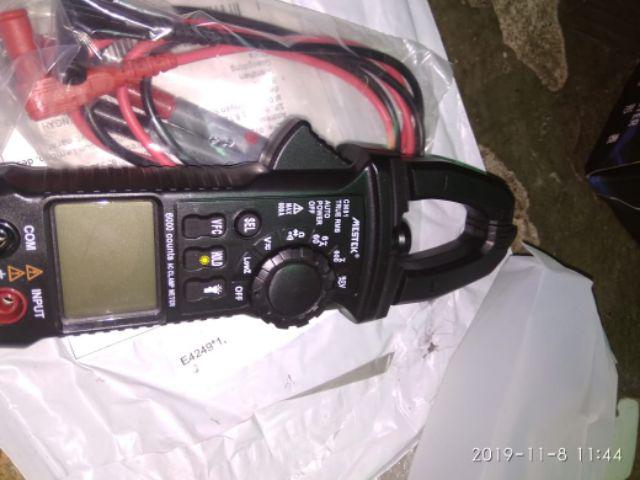 Mestek Profesional True Rms Lcd Digital Clamp Meter Multimeter Ac / Dc Tegangan Ac