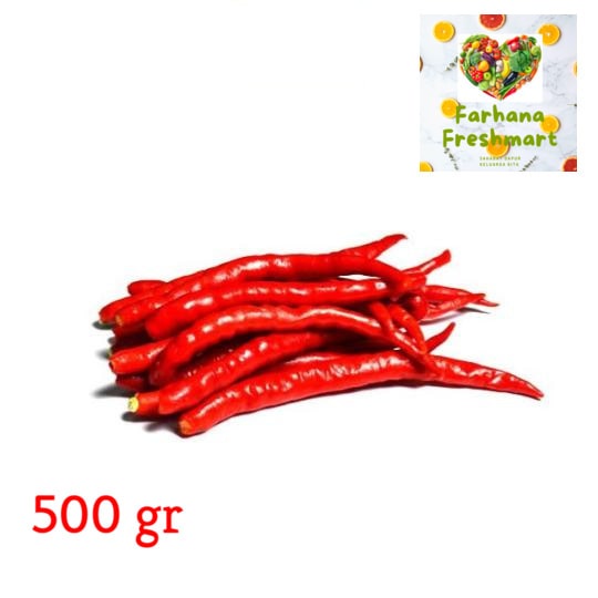

JUAL MURAH CABE MERAH KERITING PETIK 500 GR
