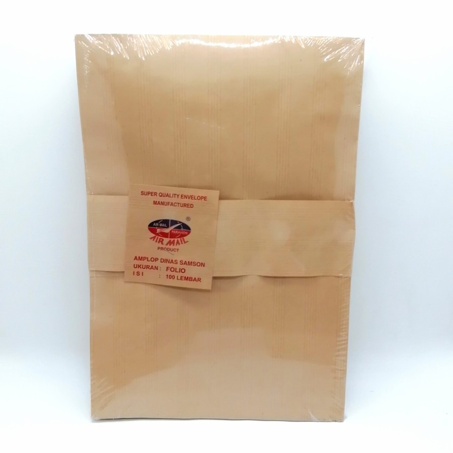 

Amplop Coklat Folio Airmail
