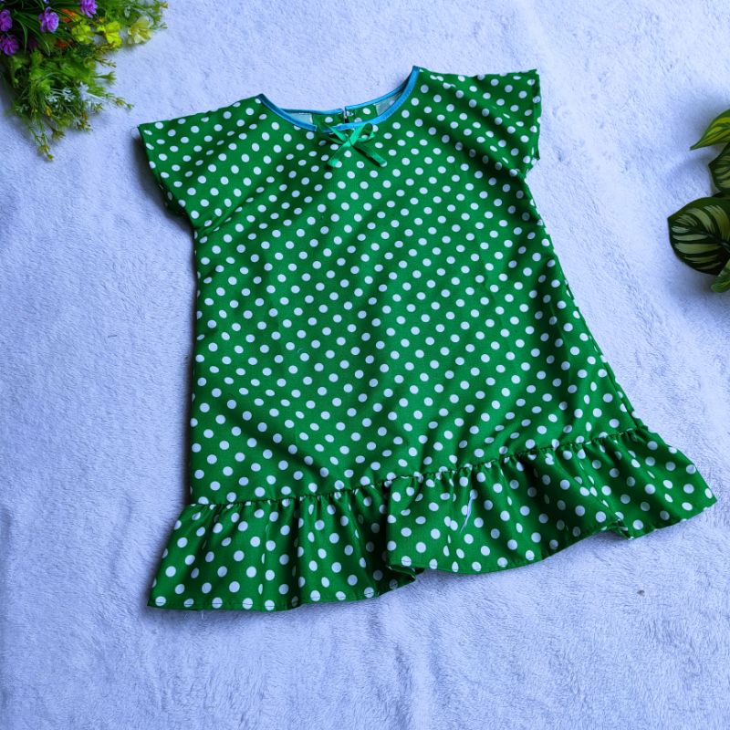 Dress Anak 1 2 3 4 Tahun karakter lucu kancing motif gemuk big size ( Dress karakter Sweet ) Fatonah  Shop