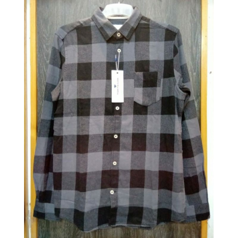 Kemeja Flannel Pria Tom Tailor