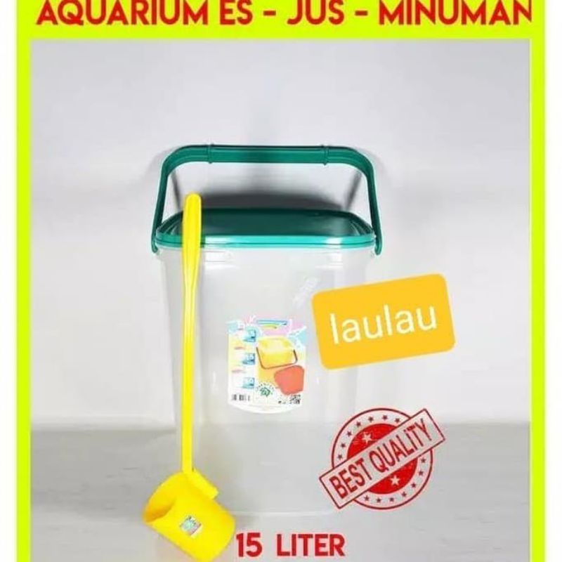 AQUARIUM ES BUAH 15 dan 30 LITER + GAYUNG