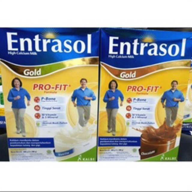 

Entrasol Gold 580gr Rasa Vanila/Coklat