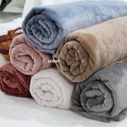 Selimut Dewasa Bulu Halus 180x200cm  Polos Super Lembut Dusty Pink Keren Murah Berkualitas
