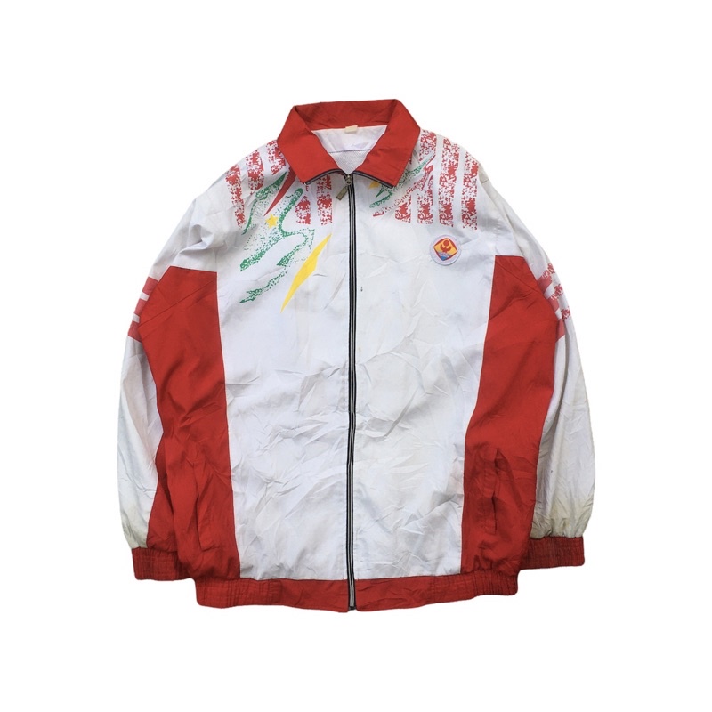 Jaket colorblock second