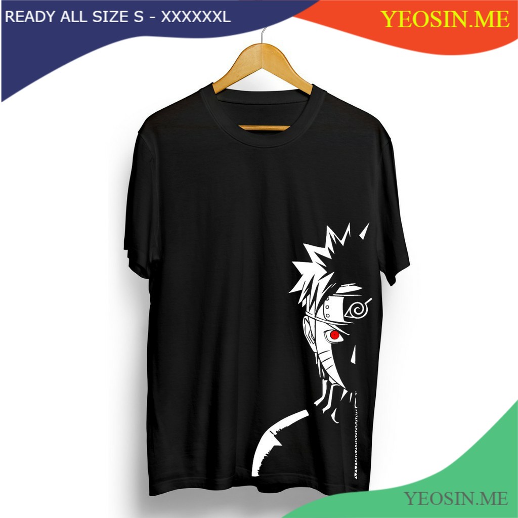 KAOS POLOS BIG SIZE 2XL 3XL 4XL 5XL ALLSIZE PRIA WANITA KODE NARUTO BISA CUSTOM WARNA SABLON BESAR