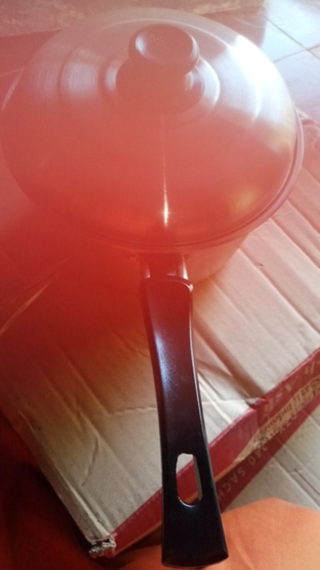 Panci Mie Air Rebus Alumunium / Panci Susu +tutup Global Eagle 18 Cm