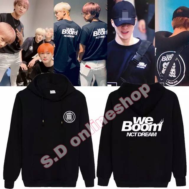 (cod) jaket hoodie jumper. Kpop NCT DREAM dada logo  tengkorak varian warna