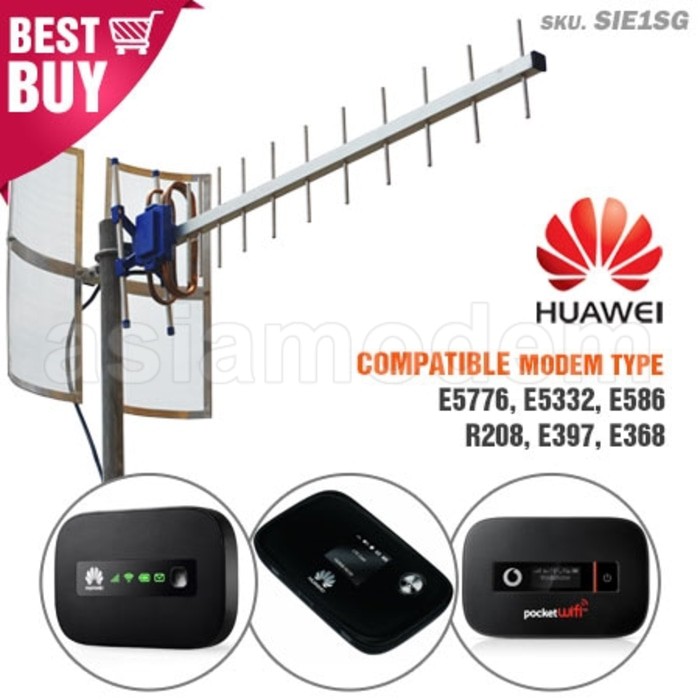 Antena Yagi TXR185 Huawei E5776 E5332 E586 R208 E397 E368 Penguat Sinyal Modem 2G 3G 4G