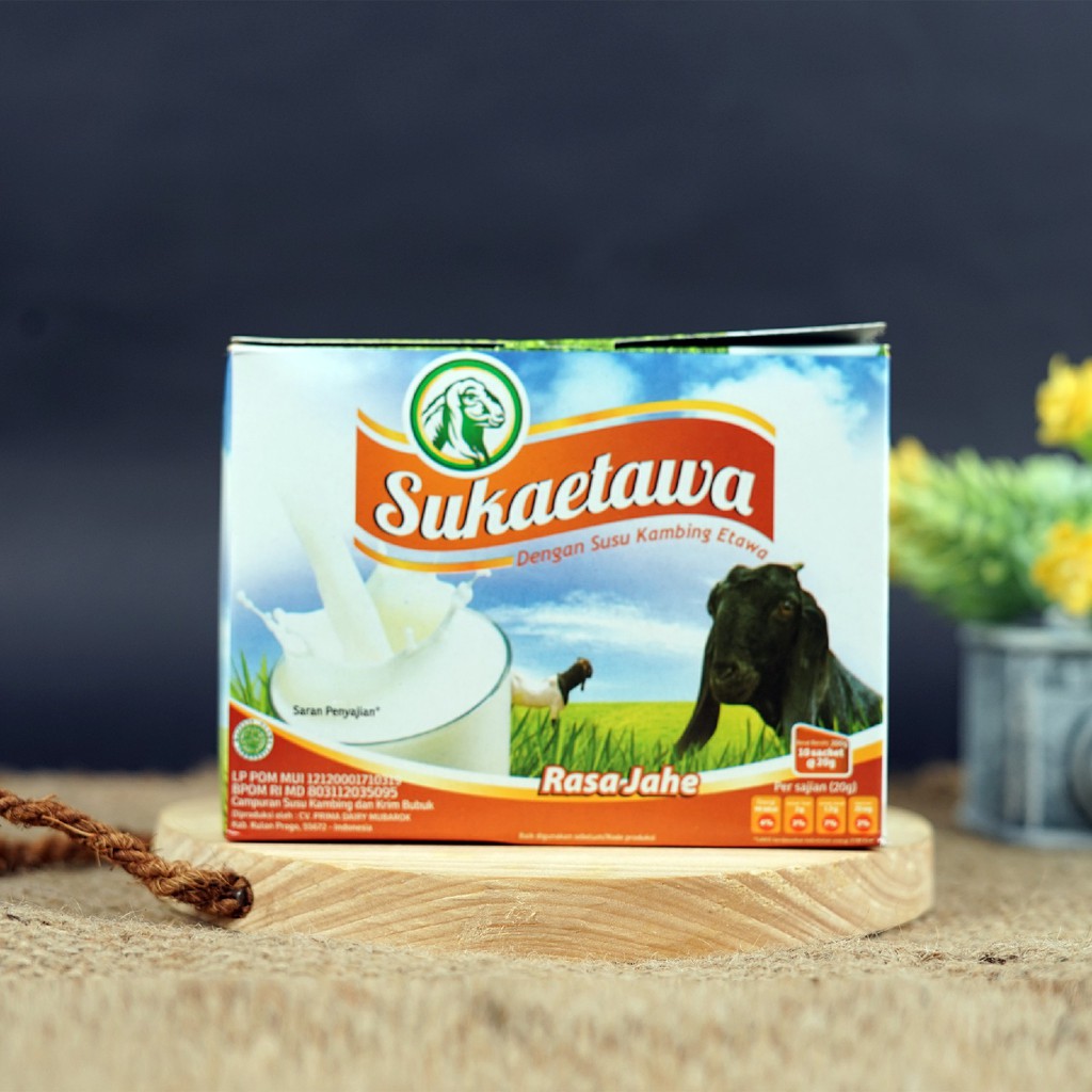 

Susu kambing Etawa sachet - Sukaetawa (Jahe)