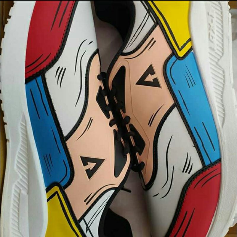 aerostreet 2D tiger limited size 37 biru peach