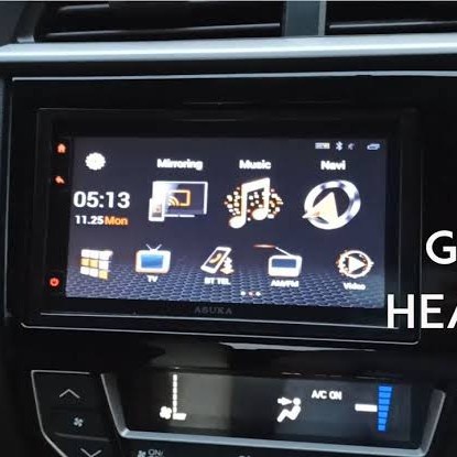 HEAD UNIT Doble din DVD Android Autholink Fit presisi BRIO JAZZ HRV