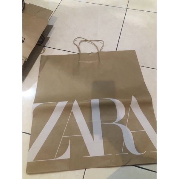 

paper bag zara original