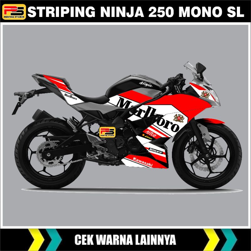 STRIPING NINJA 250 MONO SL/STIKER LIST BODY NINJA MONO 250 RR SL