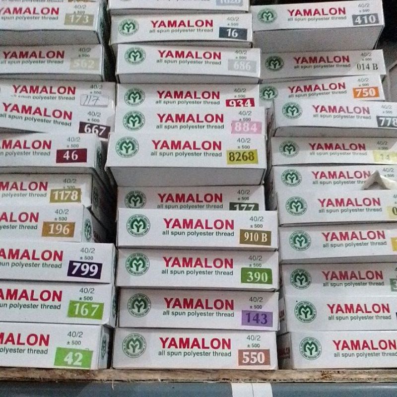 Benang Yamalon ecer Hitam putih