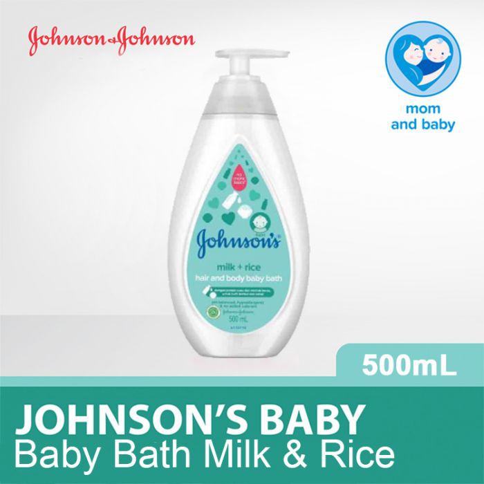 JOHNSON’S MILK + RICE HAIR AND BODY BABY BATH