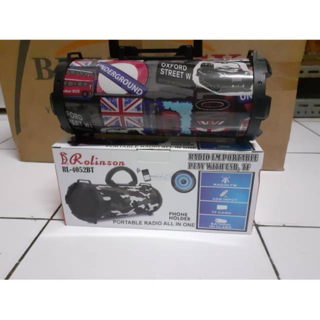 Speaker usb mp3+ bluetooth RL-4052BT