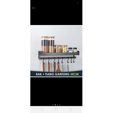 rak bumbu gantung aluminium