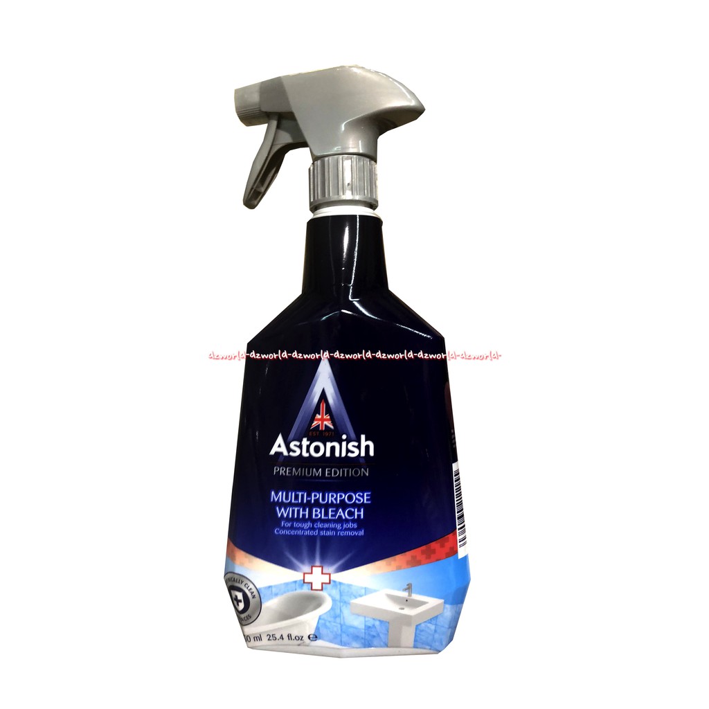 Astonish Multi Purpose With Bleach Cairan Pembersih Keramik 750ml Pembersih Kerak Kamar Mandi Jamur Dengan Pemutih Astonish Bleaching