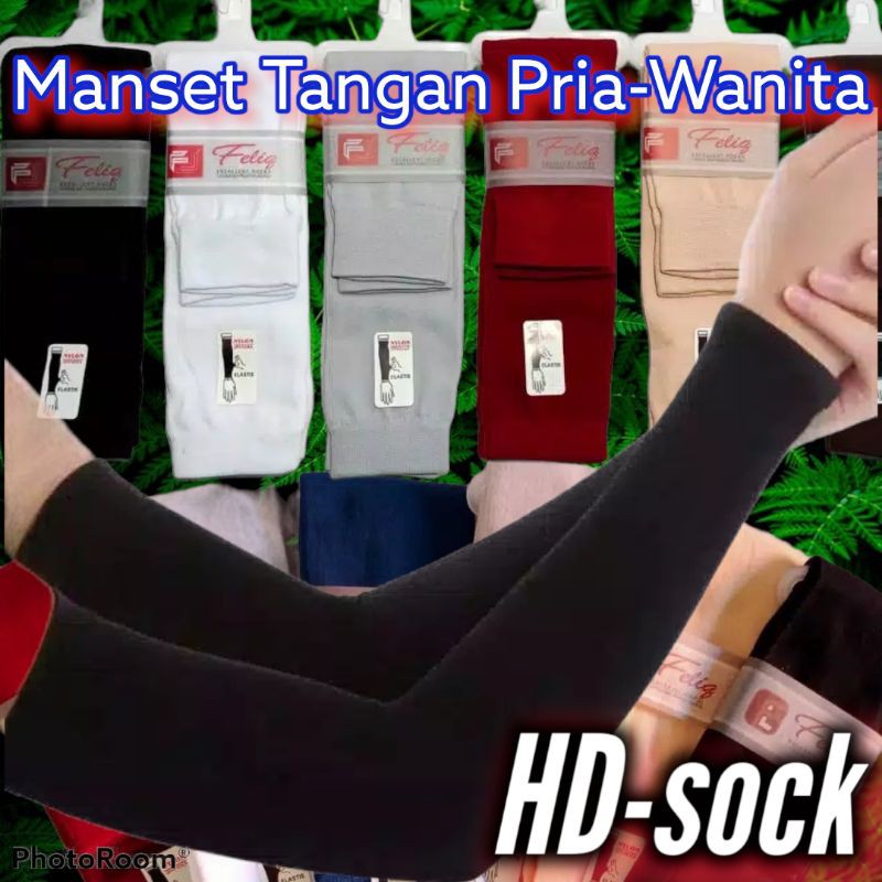 Manset Lengan TEBAL/Manset Tangan/Manset Tangan Muslimah/Manset Tangan HIGH QUALITY-Random Warna