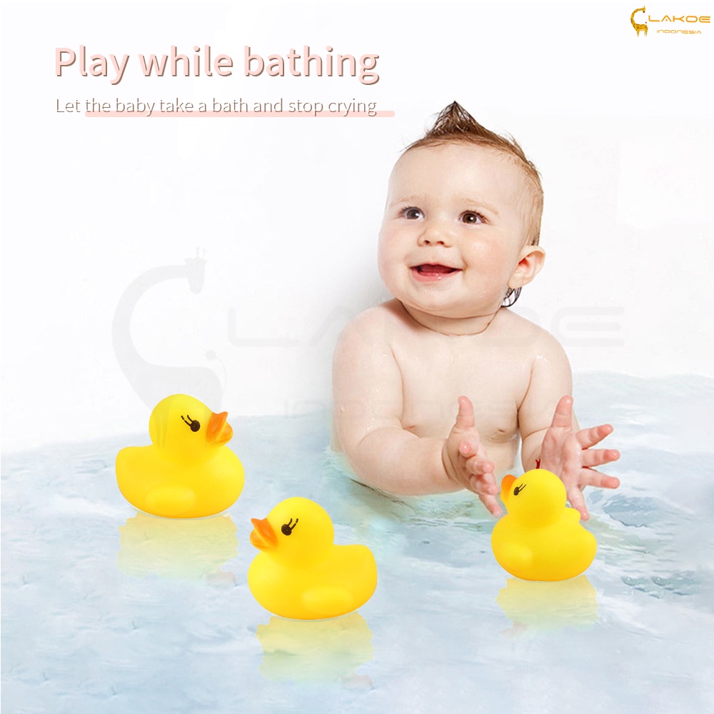 LAKOE Bebek Karet Mainan Mandi Anak / Mainan edukasi Anak/ mainan bayi / bath toys