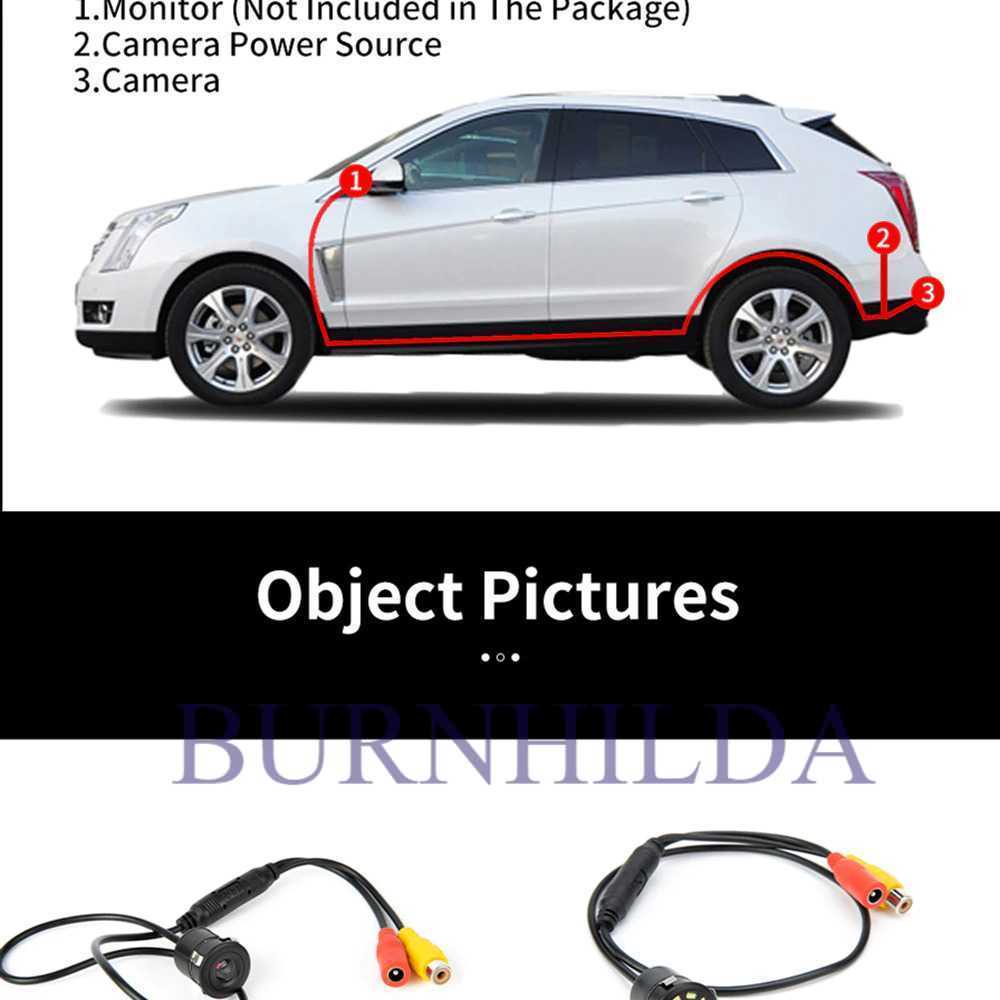 Kamera Belakang Mobil Rearview 8LED Infrared Nightvision accesoris mobil burnhilda