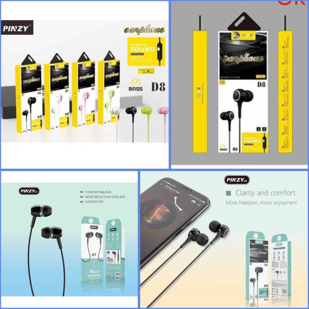 OBRAL  HEADSET PINZY D8 ORIGINAL BASS