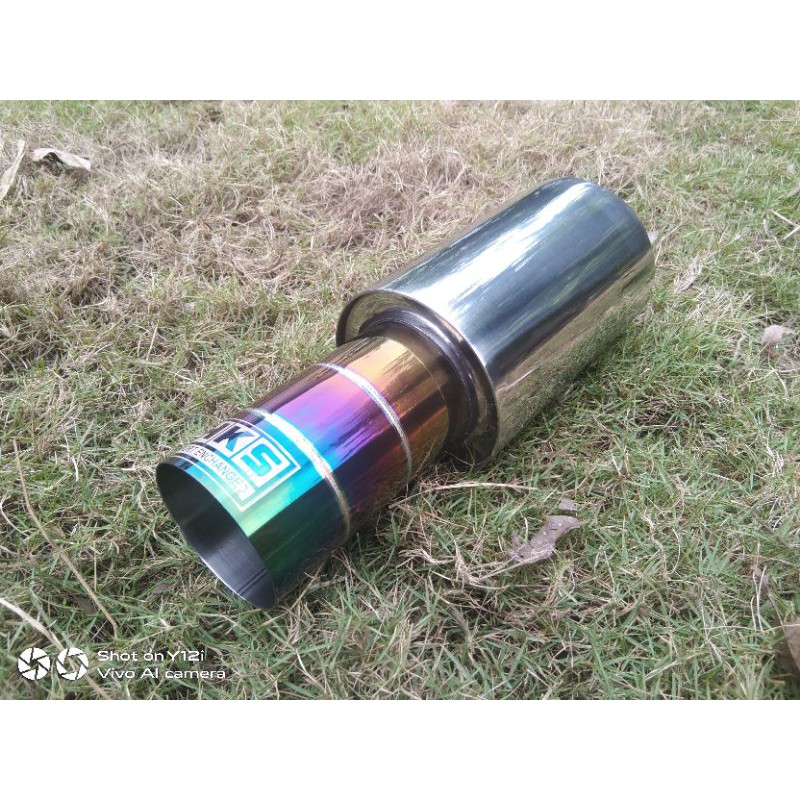 Kenalpot racing mobil hks pelangi suara bass