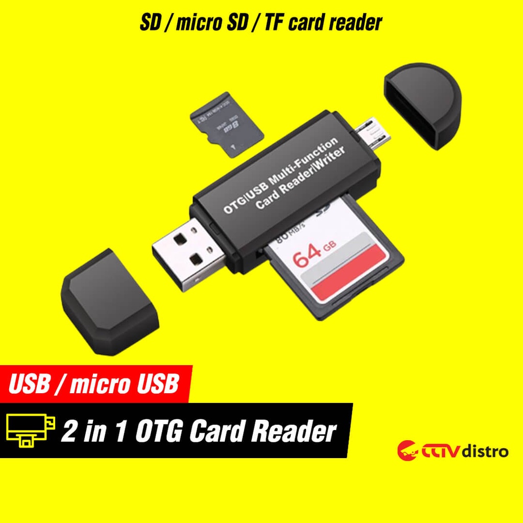 Card Reader USB / Micro USB / SD / Micro SD / TF Adapter Mini OTG