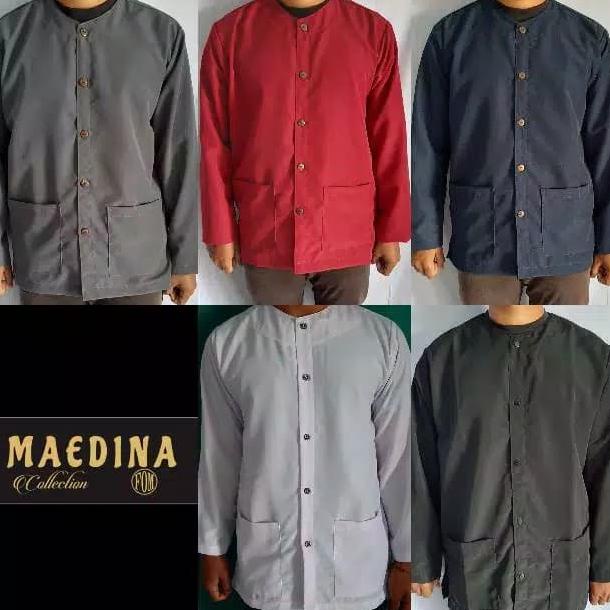 baju Koko pangsi polos - Hitam