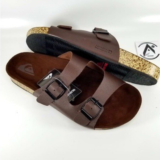 A_R|| SANDAL SLOP GUNUNG PRIA QUICKSILVER PREMIUM COKLAT