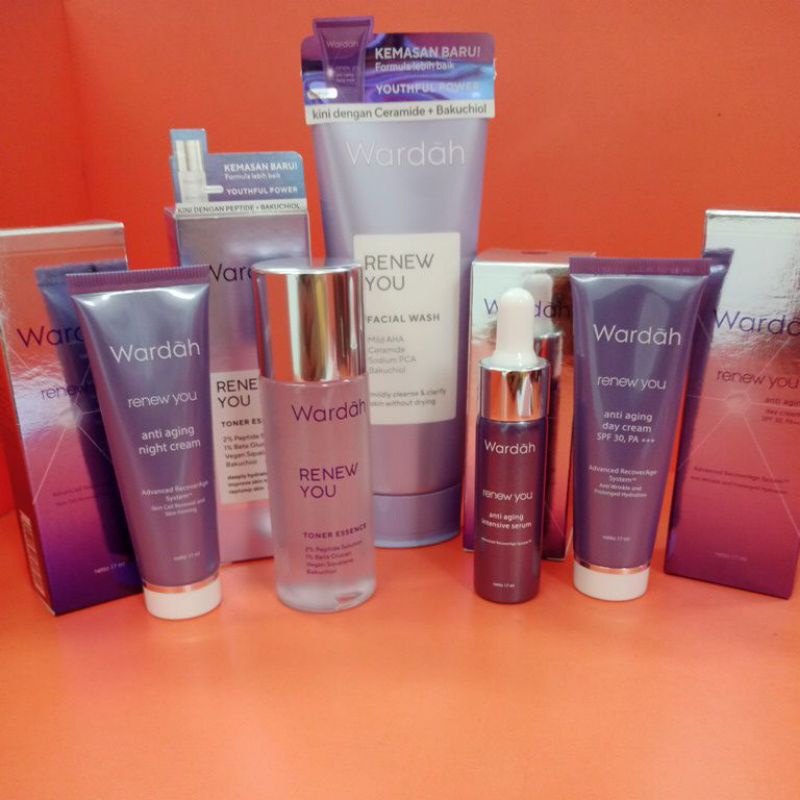 Wardah Paket Skincare Renew you