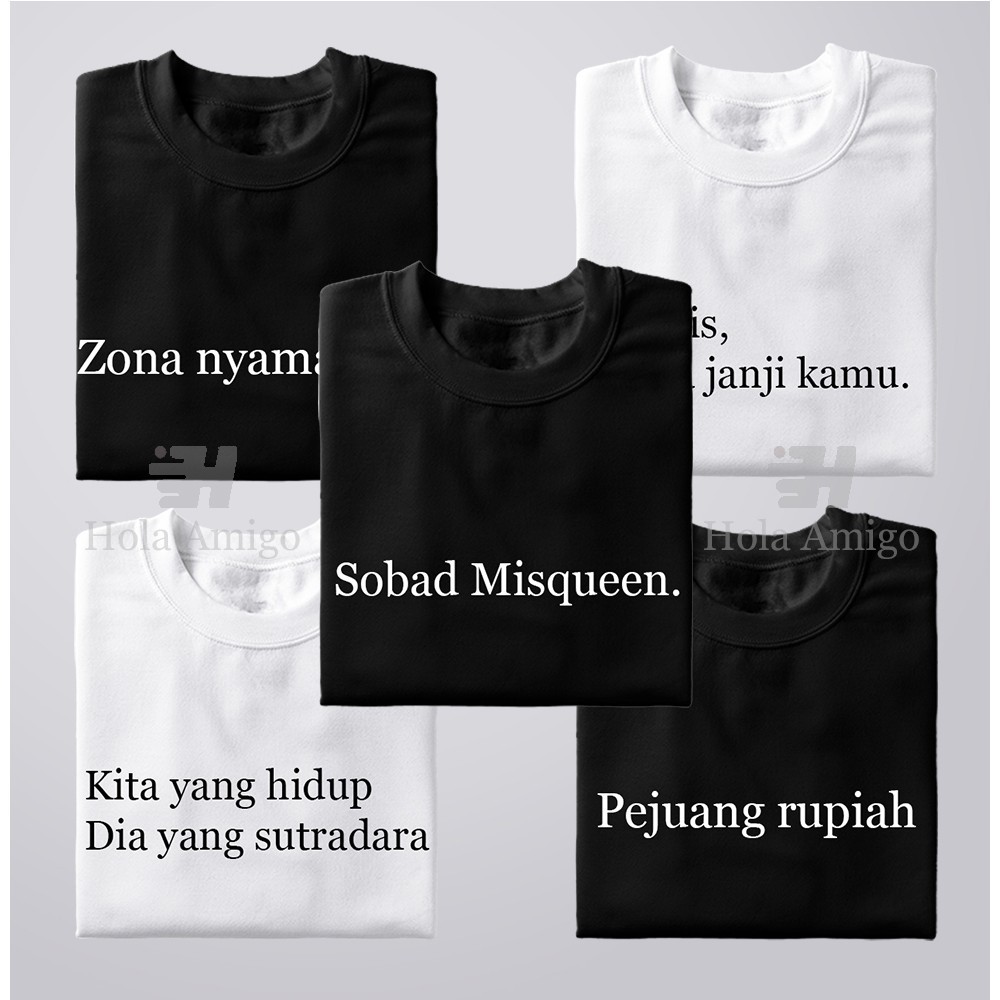 Custom Kaos Kata / kaos Kata Kata / Kaos Tulisan / Koas Custome / Kaos Tulisan JEPANG
