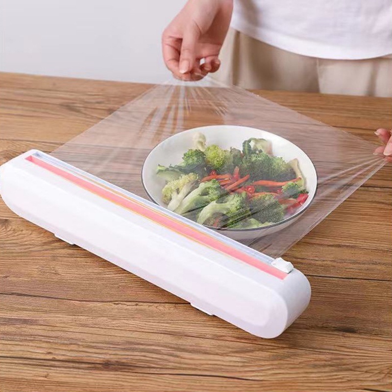 Pro Dispenser Plastik Cling Wrap Aluminum Foil Dengan Cutter Owt