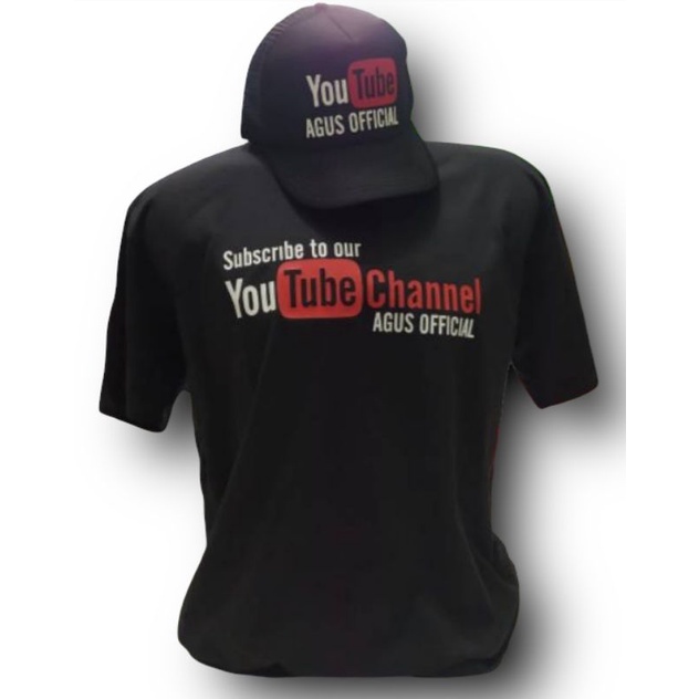 Tshirt Baju Atasan Kaos Fashion Pria Dewasa Youtube Chanel Request 100% soft cotton combed 30s warna