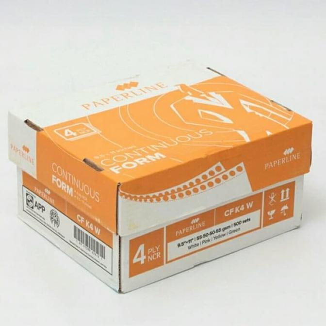 

Office & Stationery | Buku Tulis | Paperline Continus Form 4 Ply Warna Full 9 1/2 X 11 Inchi | Best Seller